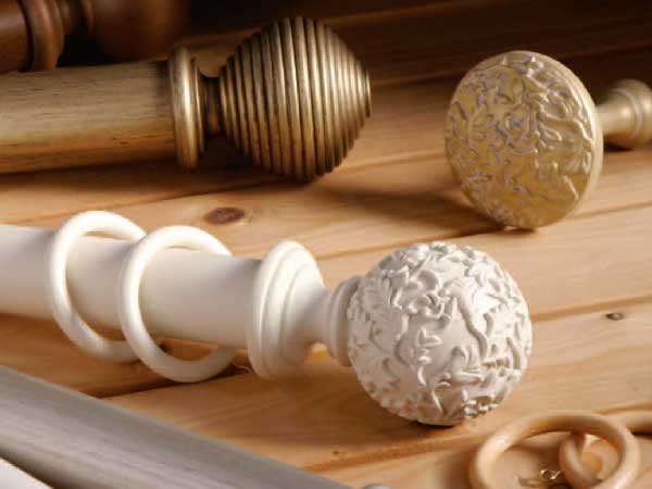 Rolls Modern Country Curtain Poles