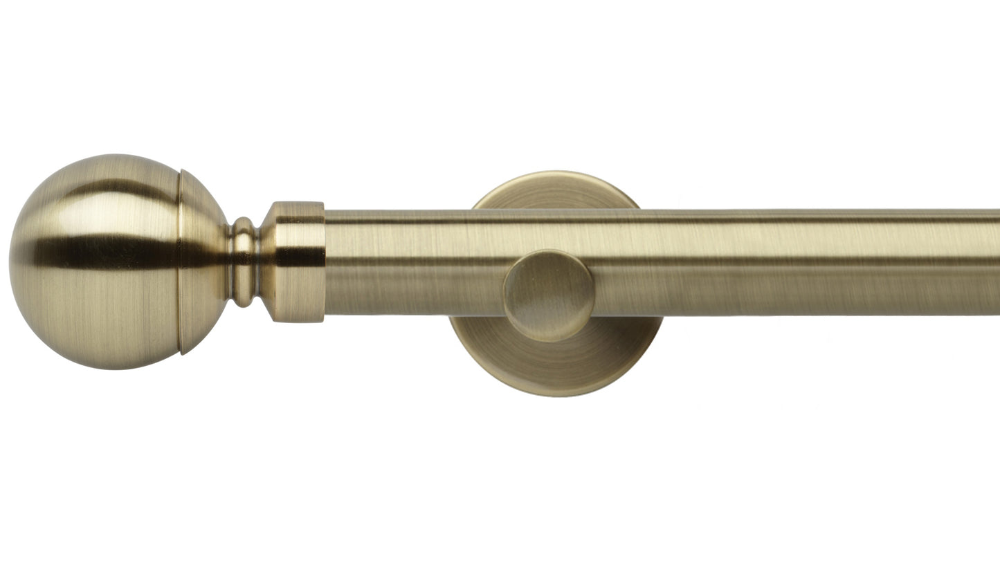 Rolls Neo Ball 28mm Metal Curtain Pole - Fendow