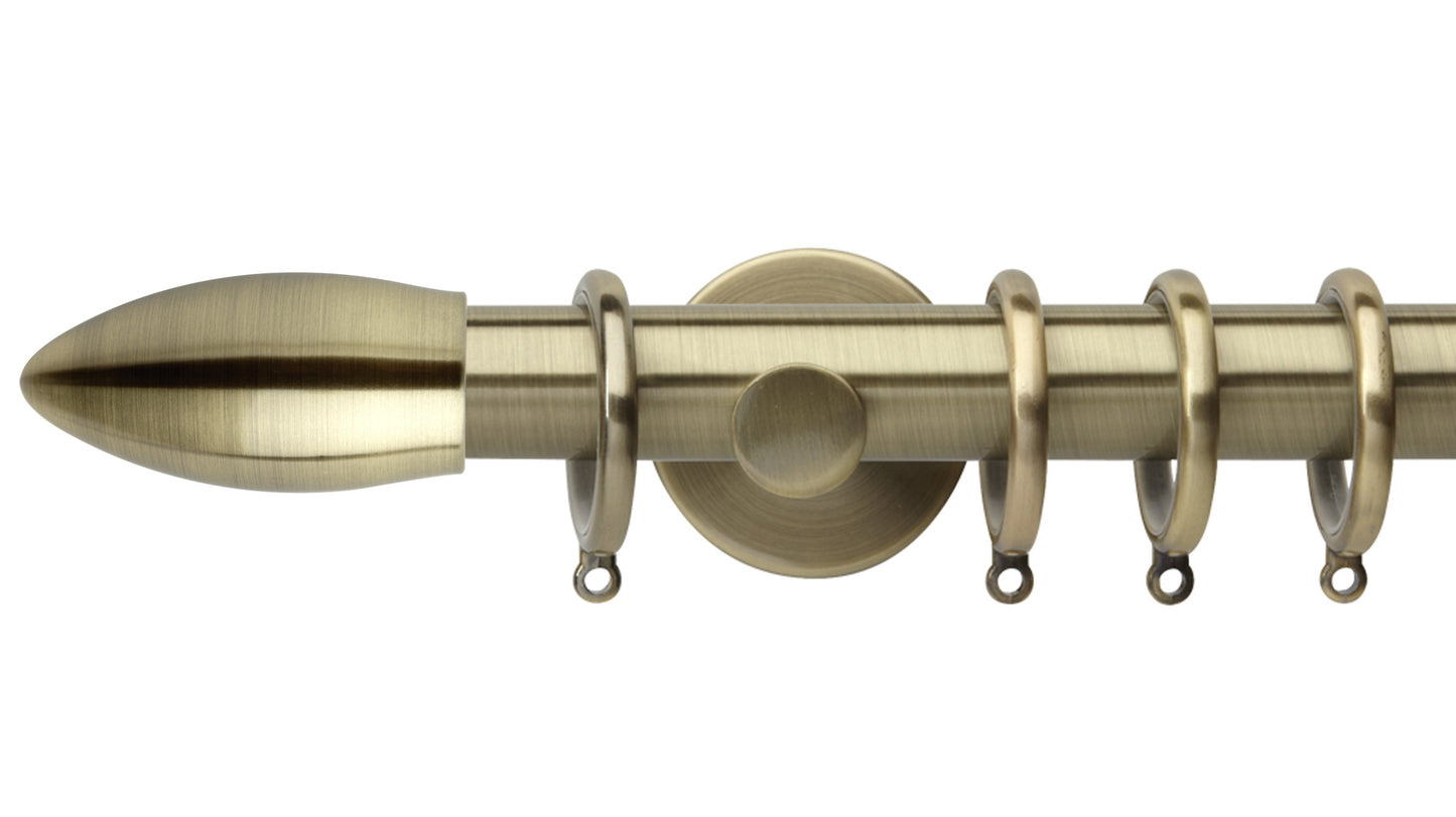 Rolls Neo Bullet 28mm Metal Curtain Pole - Fendow