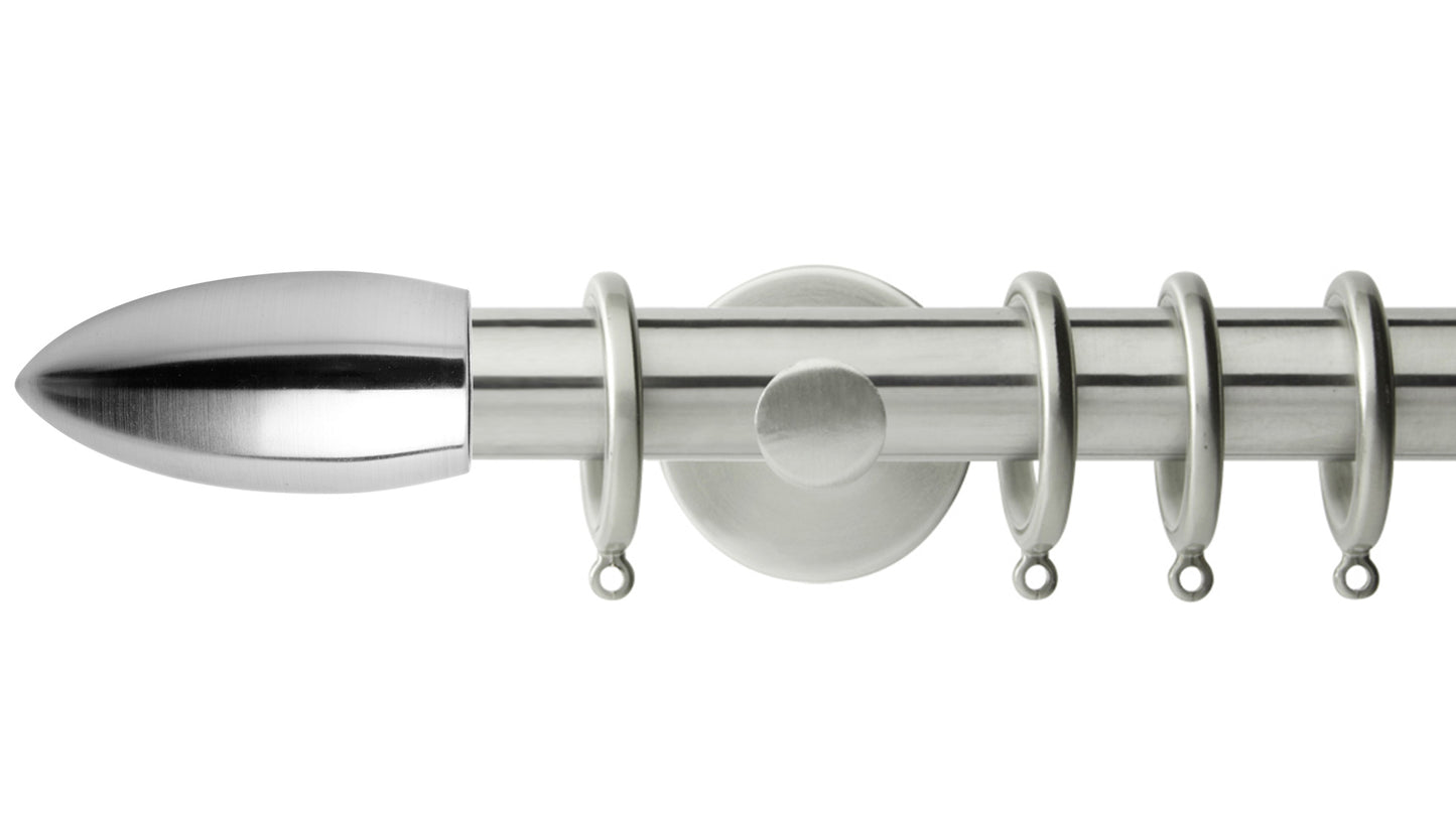 Rolls Neo Bullet 28mm Metal Curtain Pole - Fendow