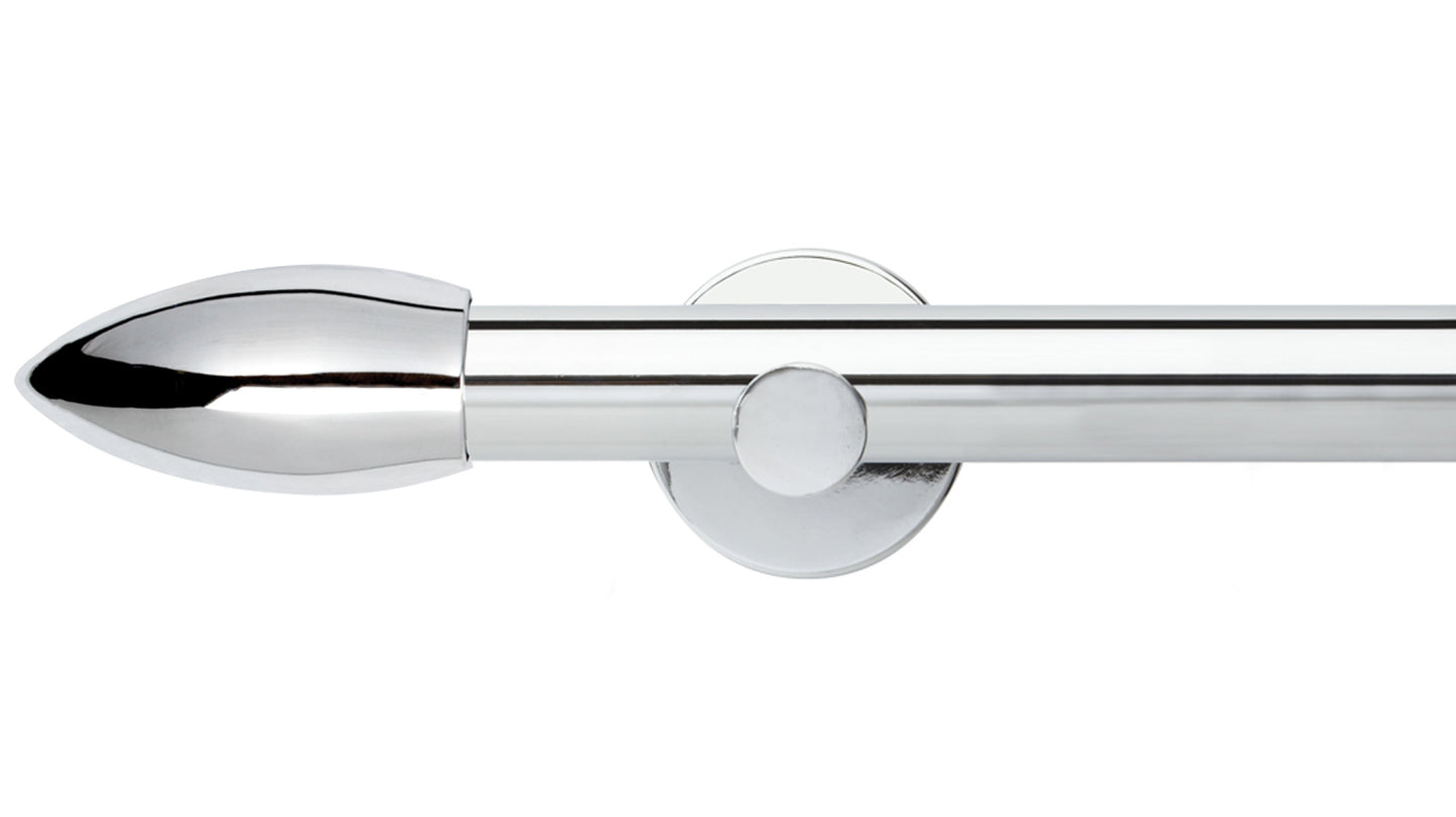 Rolls Neo Bullet 28mm Metal Curtain Pole - Fendow