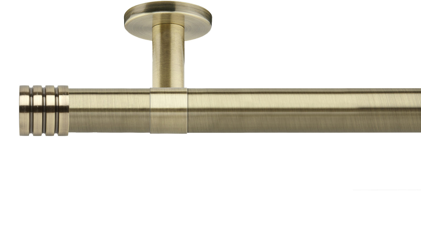 Rolls Neo Stud 28mm Metal Curtain Pole - Fendow