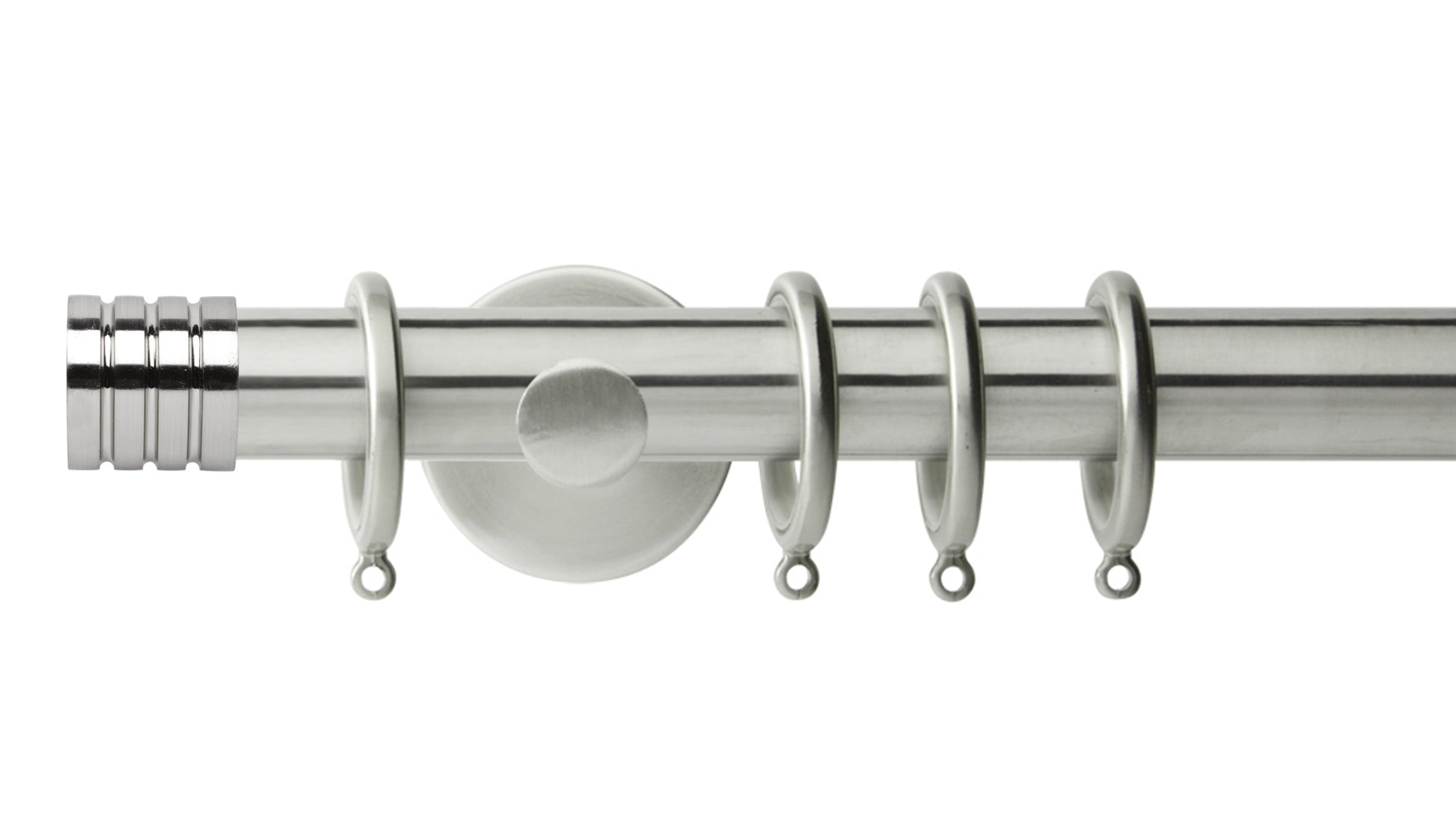 Rolls Neo Stud 28mm 3 Sided Bay Window Metal Curtain Pole - Fendow