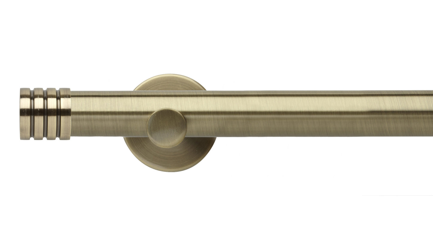 Rolls Neo Stud 28mm Metal Curtain Pole - Fendow