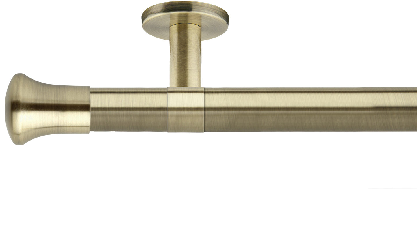 Rolls Neo Trumpet 28mm Metal Curtain Pole - Fendow