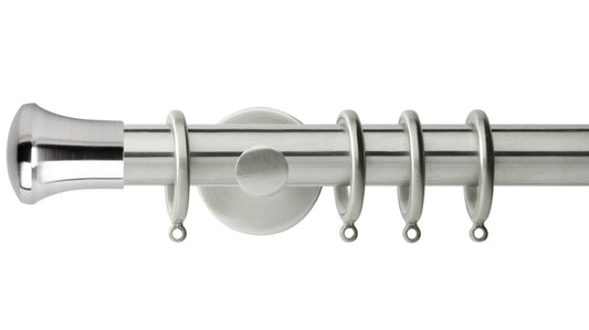 Rolls Neo Trumpet 28mm Metal Curtain Pole - Fendow