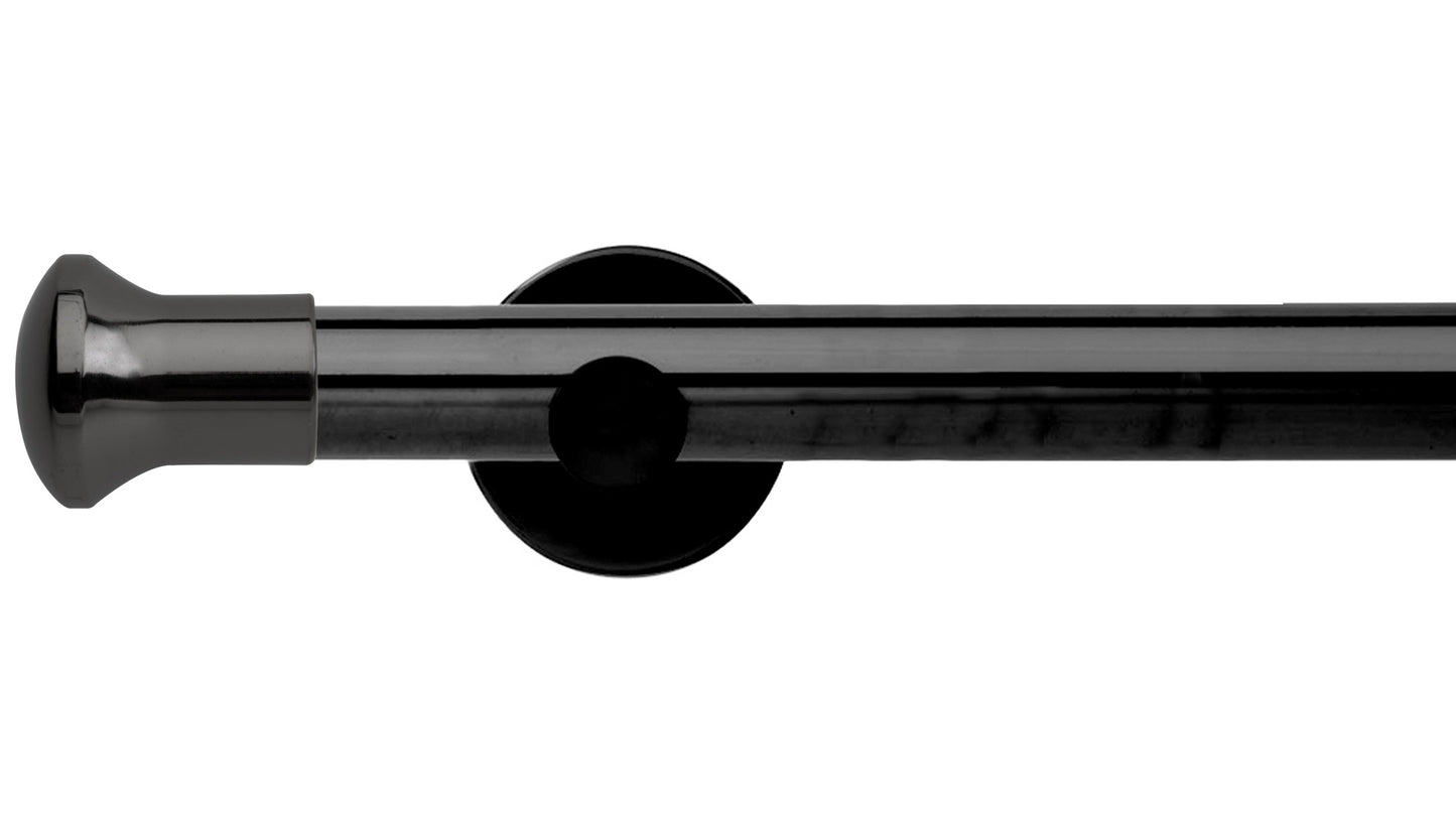 Rolls Neo Trumpet 28mm Metal Curtain Pole - Fendow