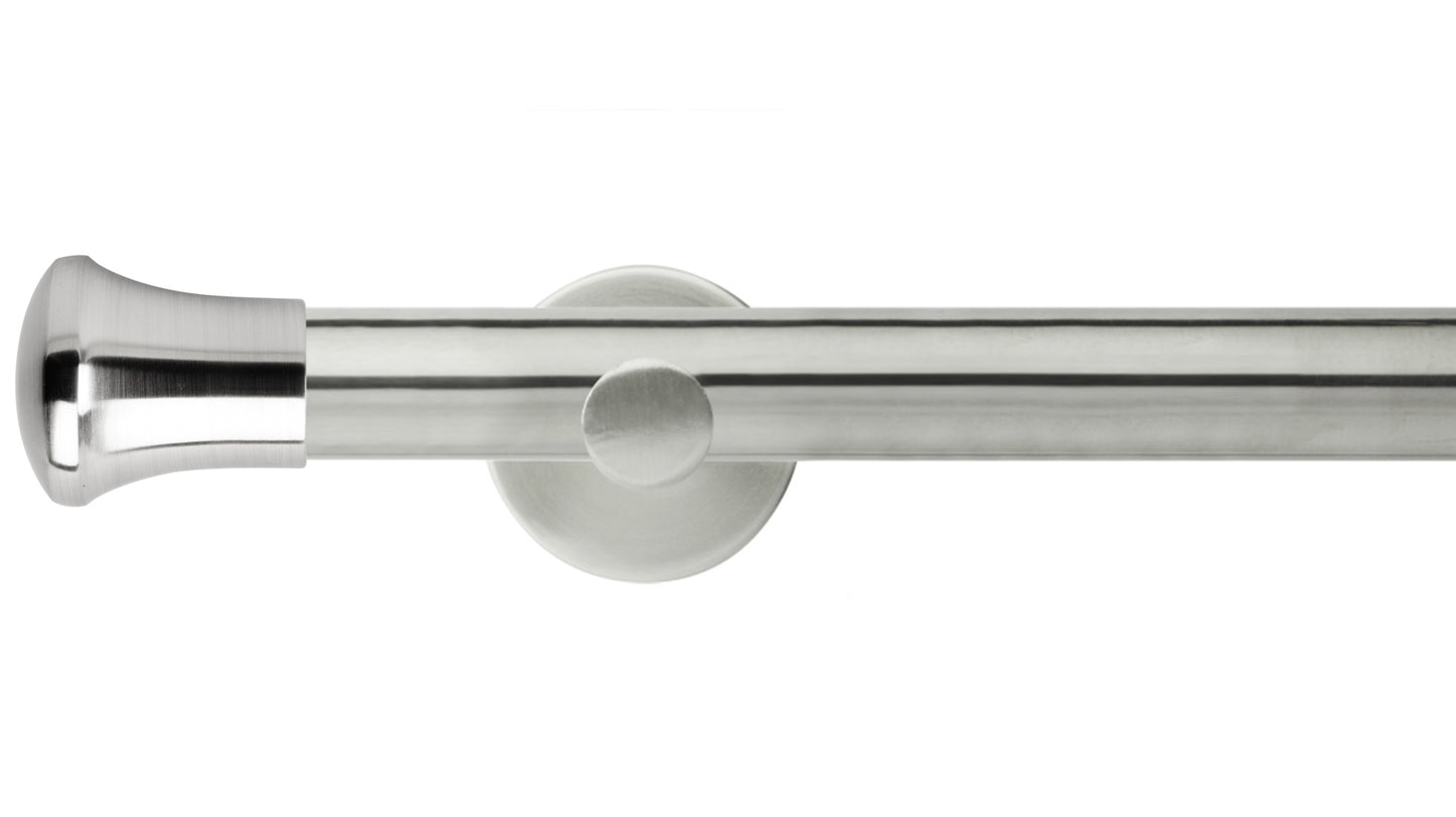 Rolls Neo Trumpet 28mm 3 Sided Bay Window Metal Curtain Pole