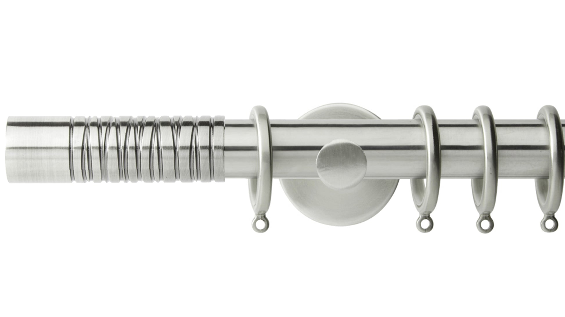 Rolls Neo Wired Barrel 28mm Metal Curtain Pole - Fendow