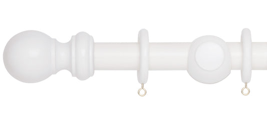 Rolls Woodline 28mm Wooden Curtain Pole - Fendow