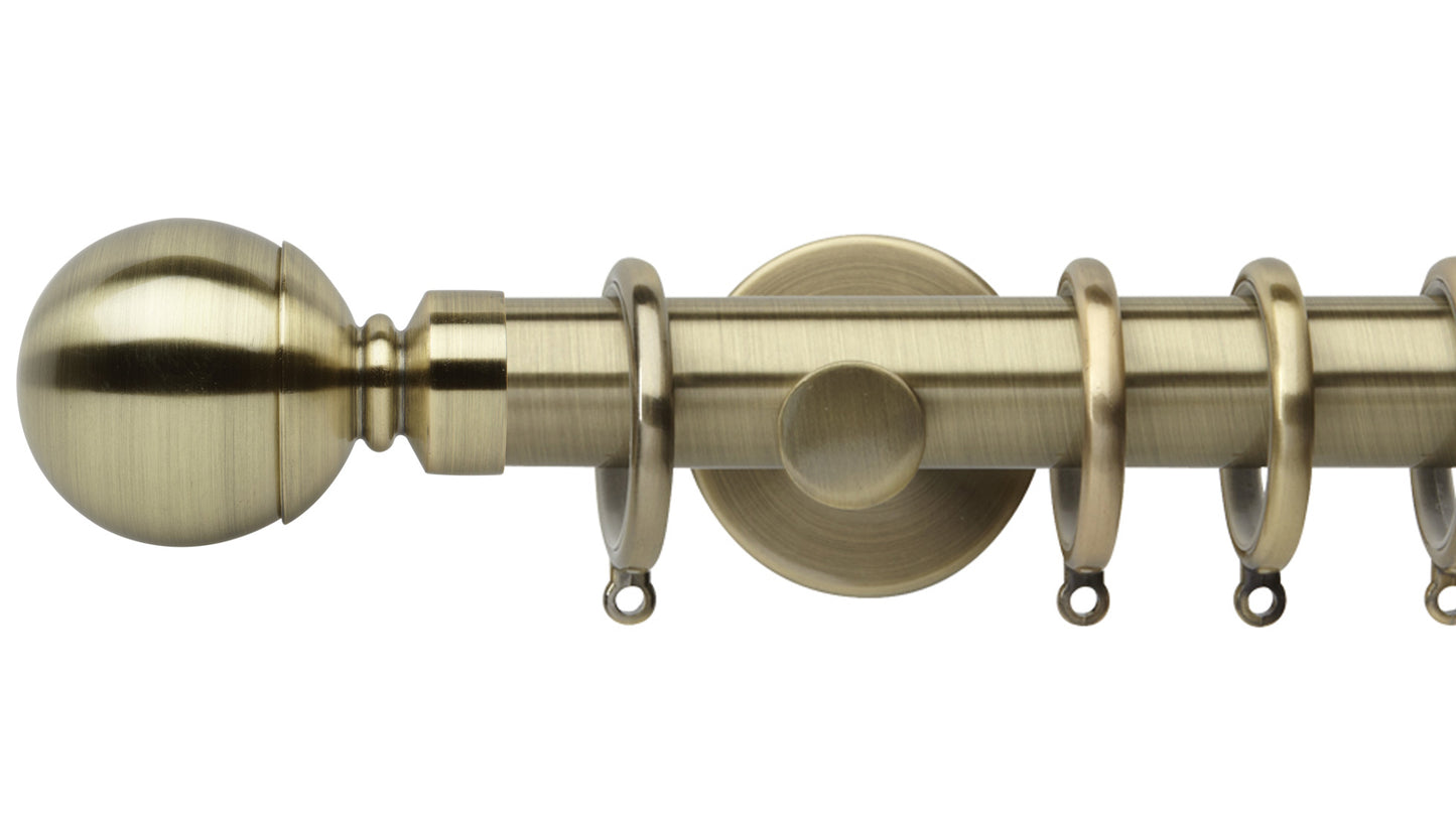 Rolls Neo Ball 35mm Metal Curtain Pole - Fendow