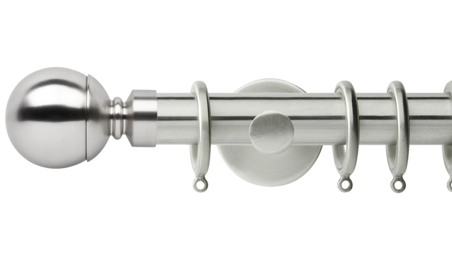 Rolls Neo Ball 35mm Metal Curtain Pole - Fendow