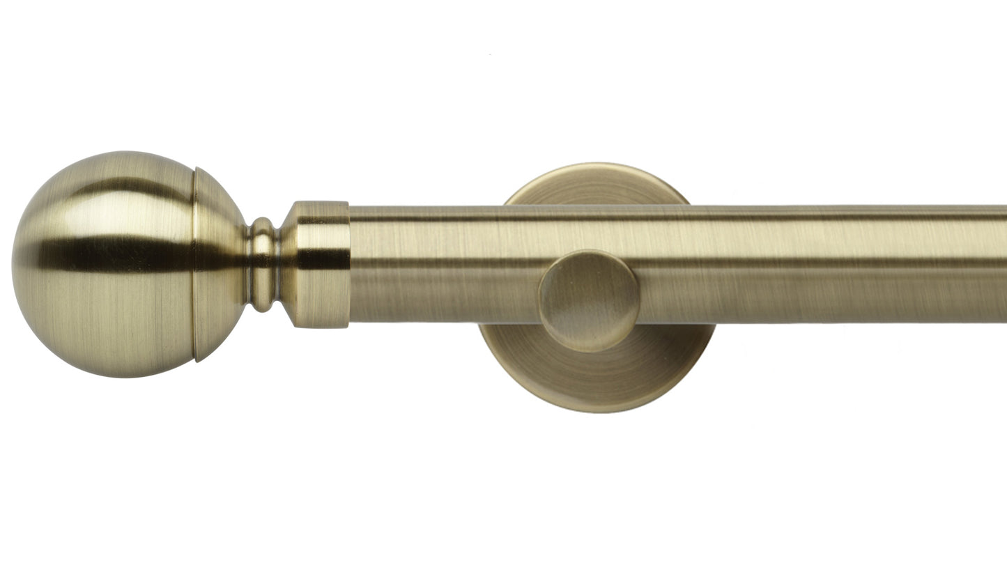 Rolls Neo Ball 35mm Metal Curtain Pole - Fendow