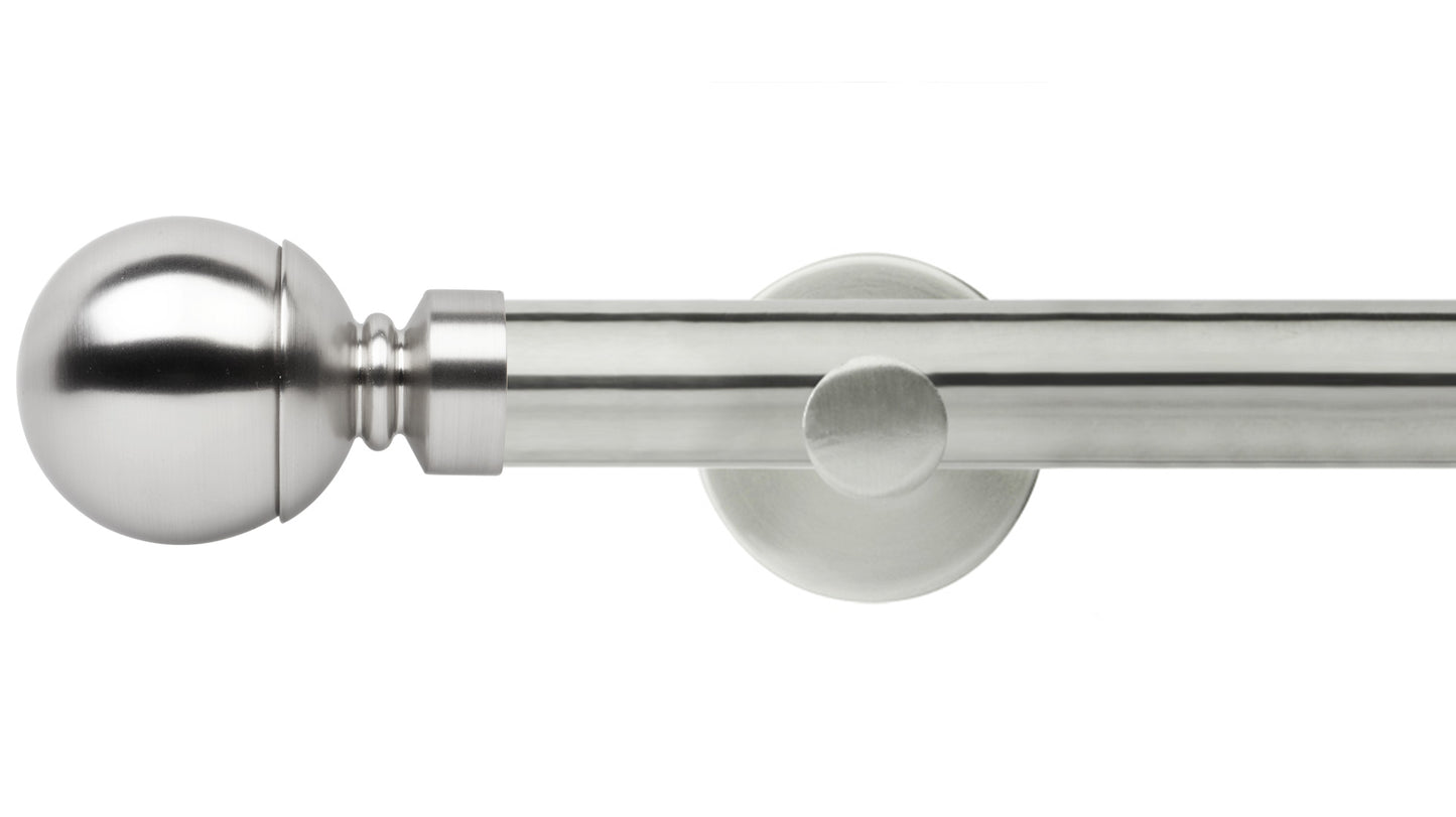 Rolls Neo Ball 35mm Metal Curtain Pole - Fendow