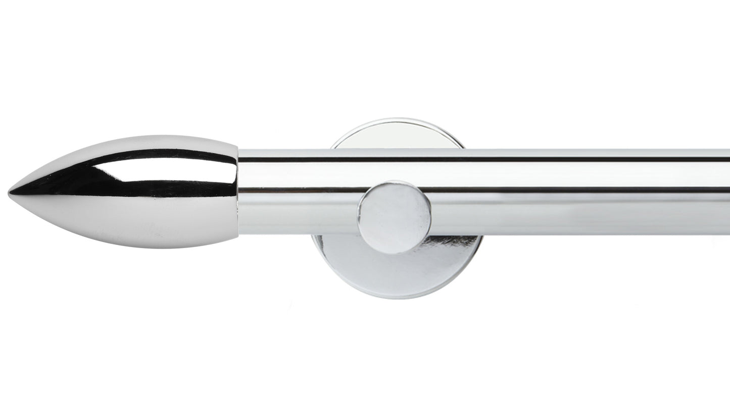 Rolls Neo Bullet 35mm Metal Curtain Pole - Fendow