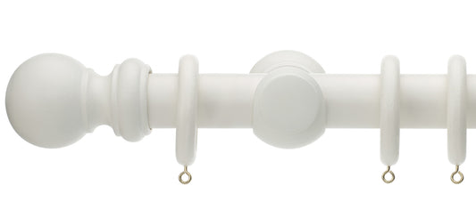 Rolls Honister 35mm Wooden Curtain Pole - Fendow