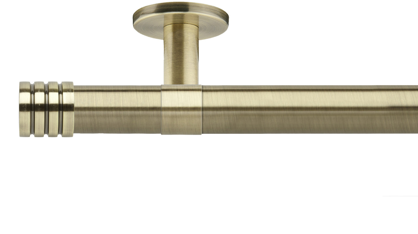 Rolls Neo Stud 35mm Metal Curtain Pole - Fendow