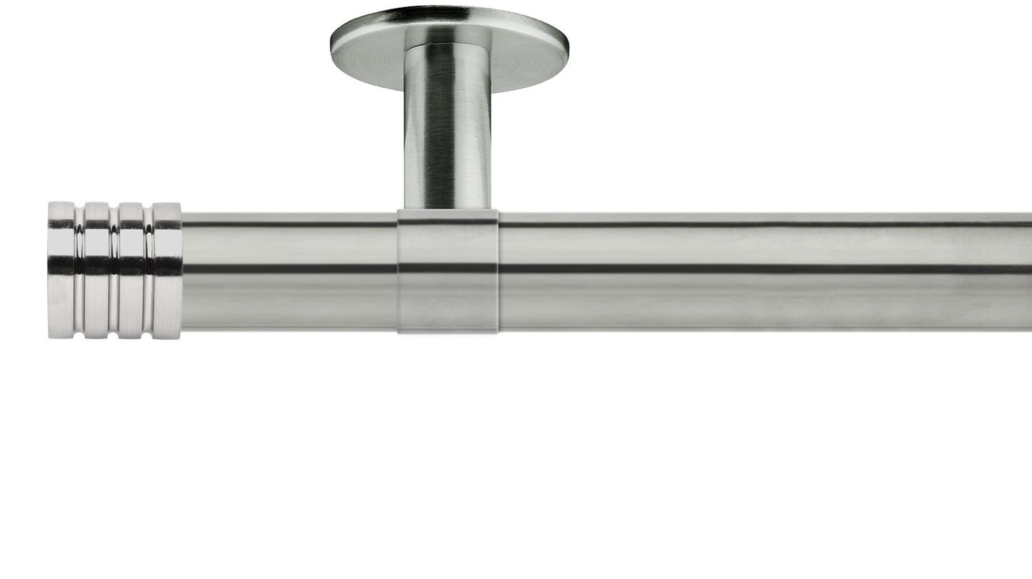 Rolls Neo Stud 35mm Metal Curtain Pole - Fendow