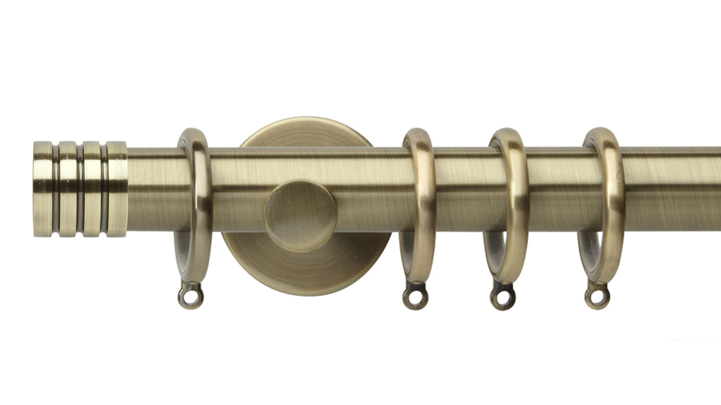 Rolls Neo Stud 35mm Metal Curtain Pole - Fendow