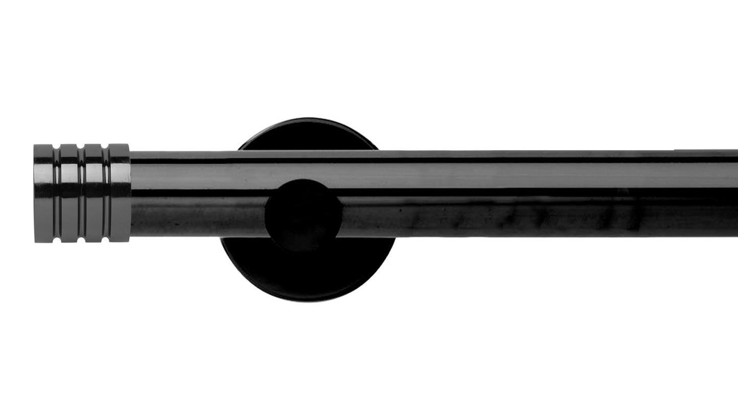 Rolls Neo Stud 35mm Metal Curtain Pole - Fendow