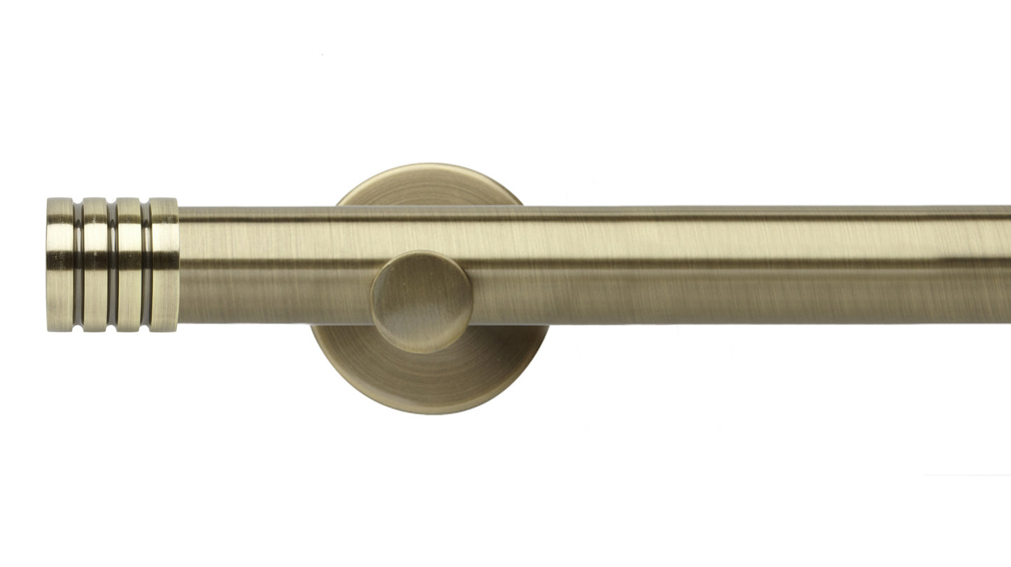 Rolls Neo Stud 35mm Metal Curtain Pole - Fendow