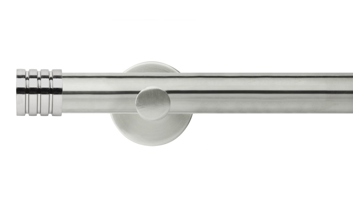 Rolls Neo Stud 35mm Metal Curtain Pole - Fendow