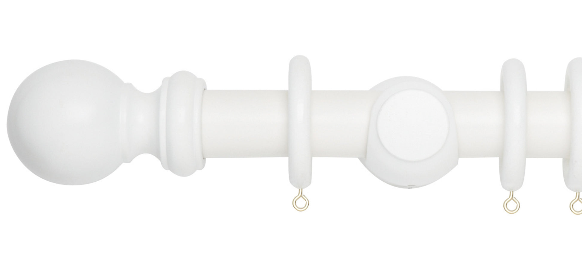 Rolls Woodline 35mm Wooden Curtain Pole - Fendow