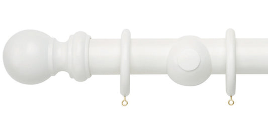 Rolls Woodline 50mm Wooden Curtain Pole - Fendow