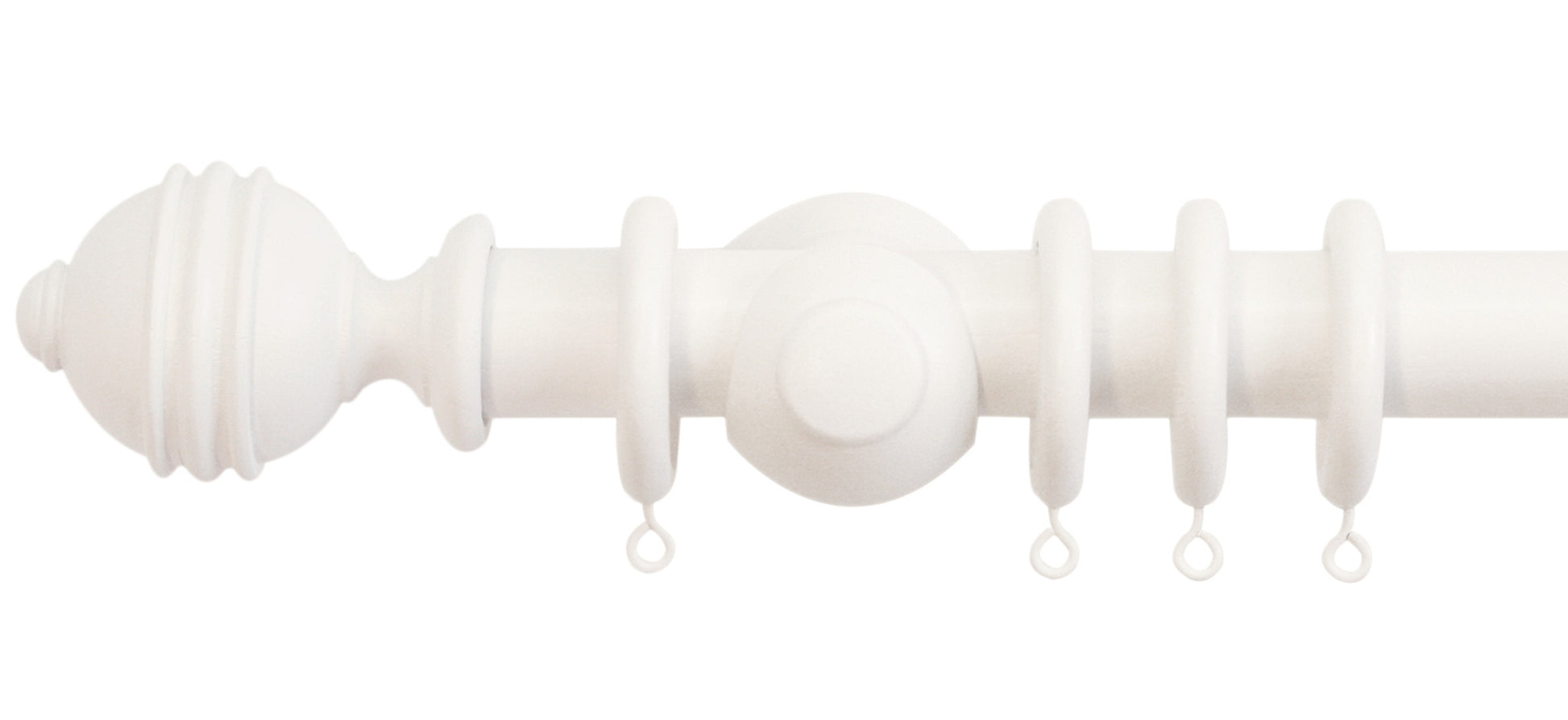 Jones Cathedral Ely 30mm Wooden Curtain Pole - Fendow