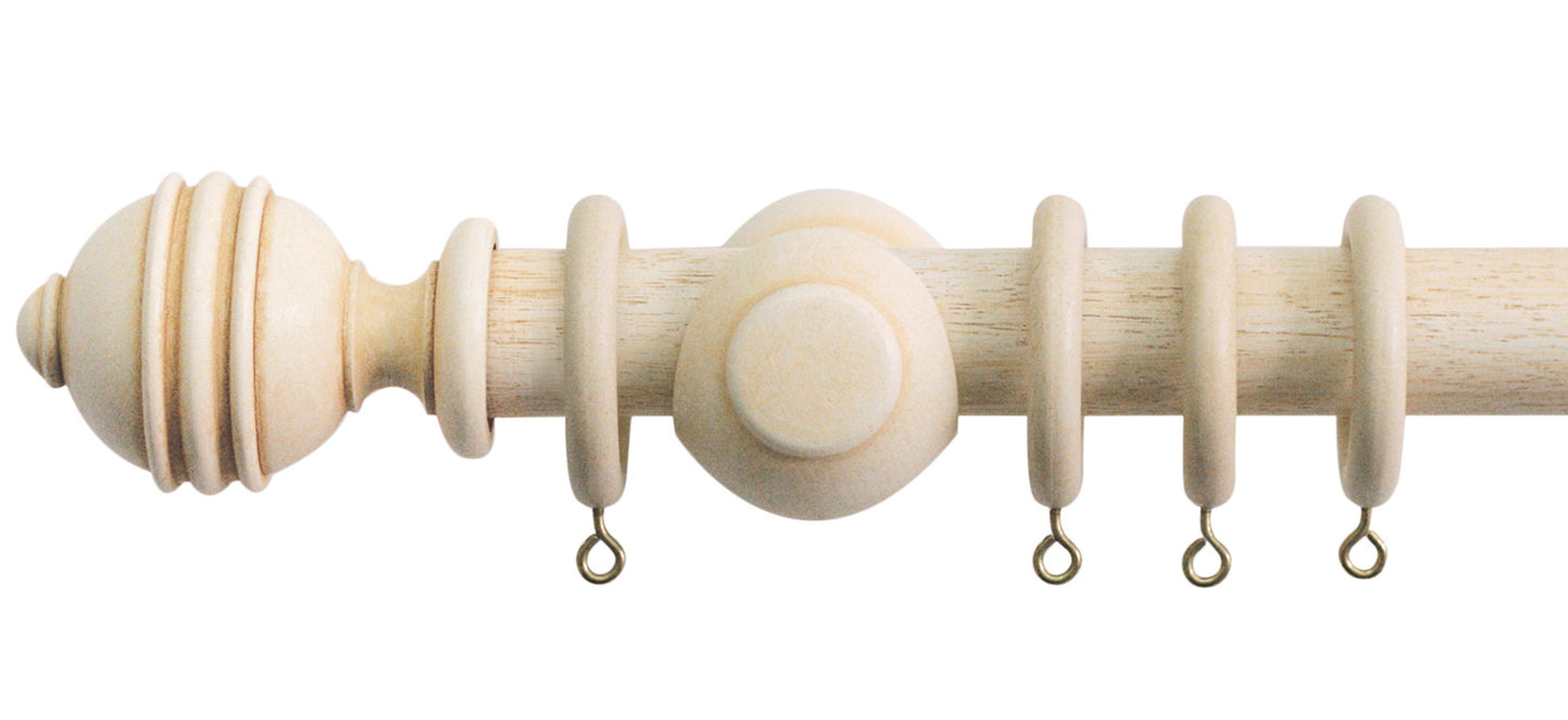 Jones Cathedral Ely 30mm Wooden Curtain Pole - Fendow