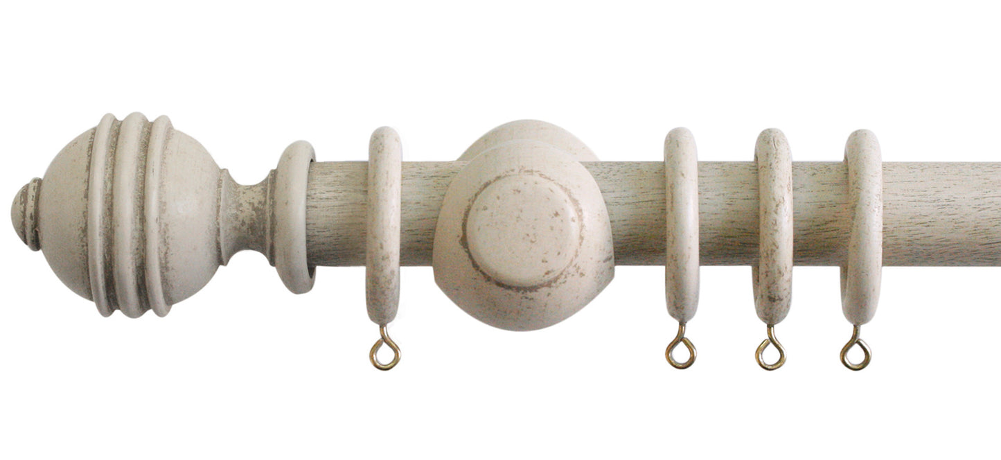 Jones Cathedral Ely 30mm Wooden Curtain Pole - Fendow