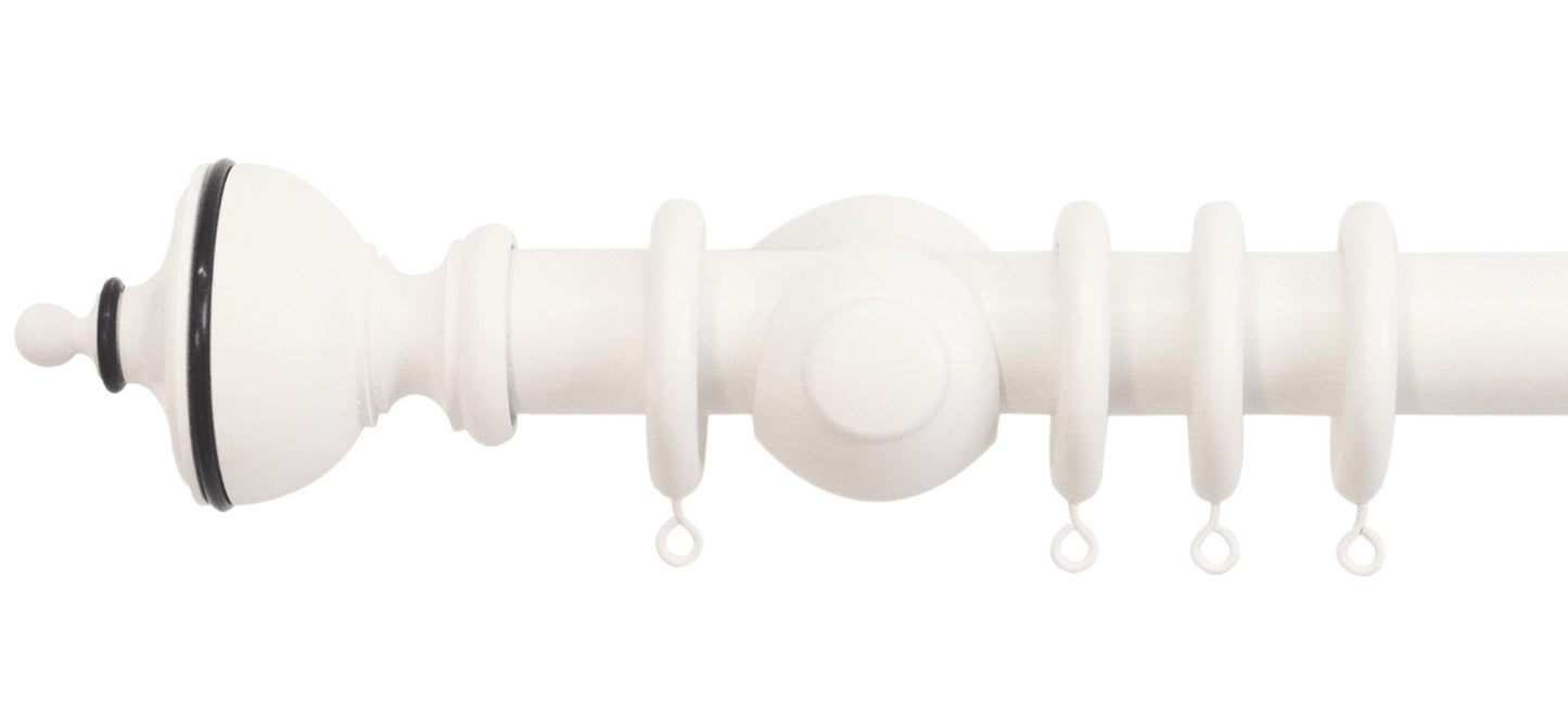 Jones Cathedral Exeter 30mm Wooden Curtain Pole - Fendow