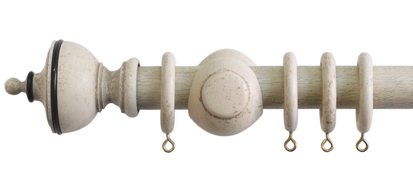 Jones Cathedral Exeter 30mm Wooden Curtain Pole - Fendow