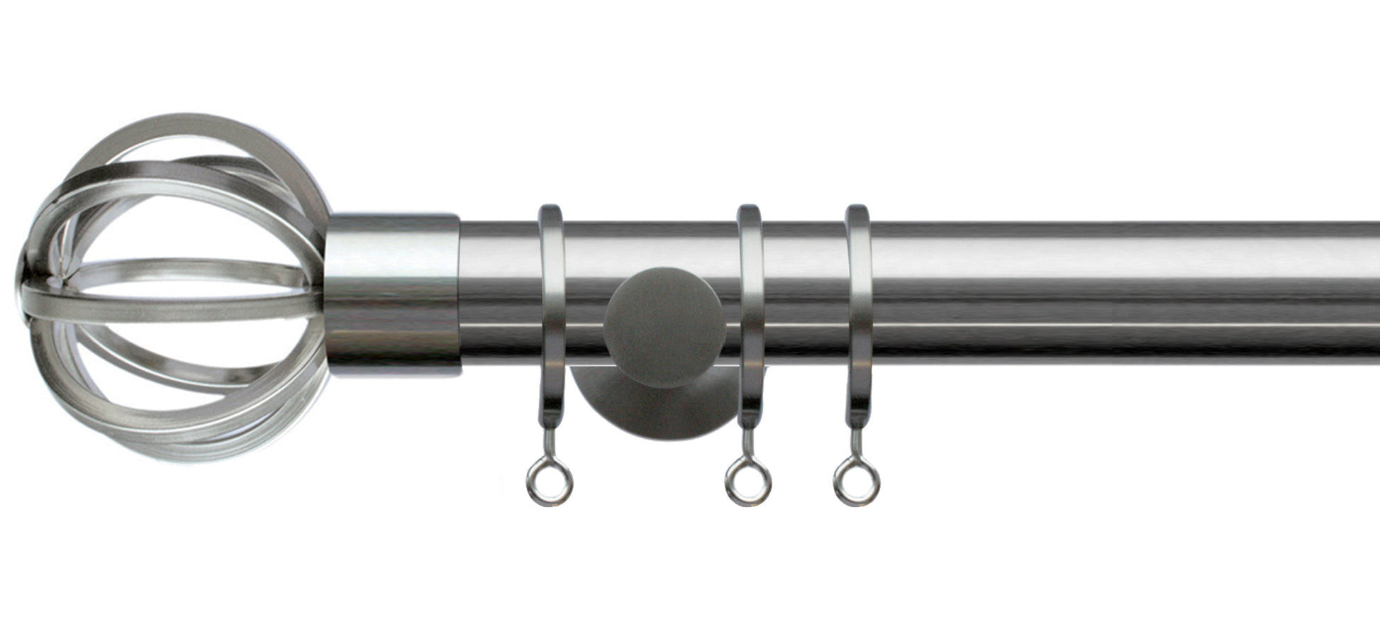 Jones Lunar Cage 28mm Metal Curtain Pole - Fendow