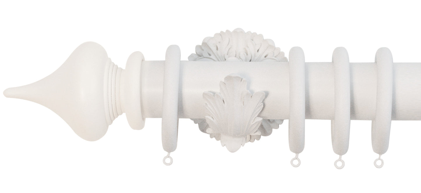 Jones Florentine Minaret 50mm Wooden Curtain Pole - Fendow