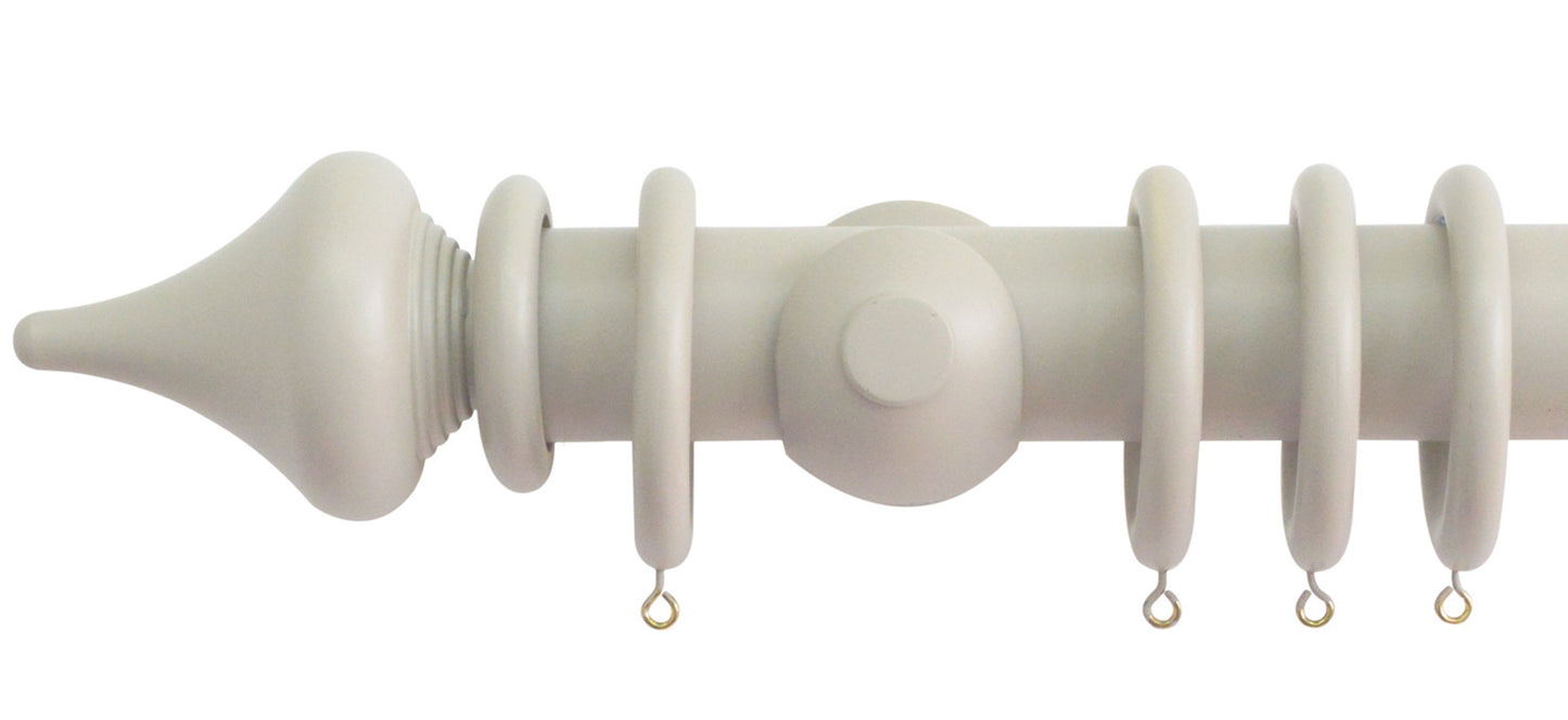 Jones Estate Minaret 50mm Wooden Curtain Pole - Fendow