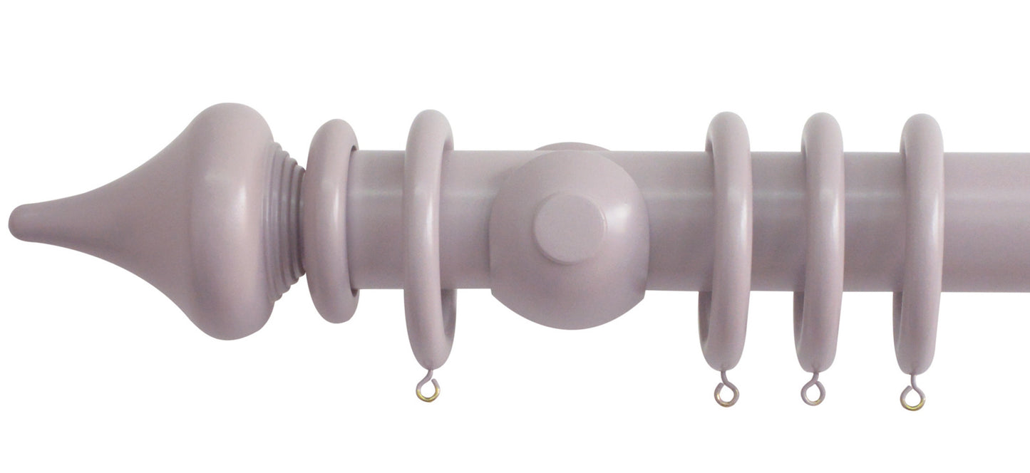 Jones Estate Minaret 50mm Wooden Curtain Pole - Fendow