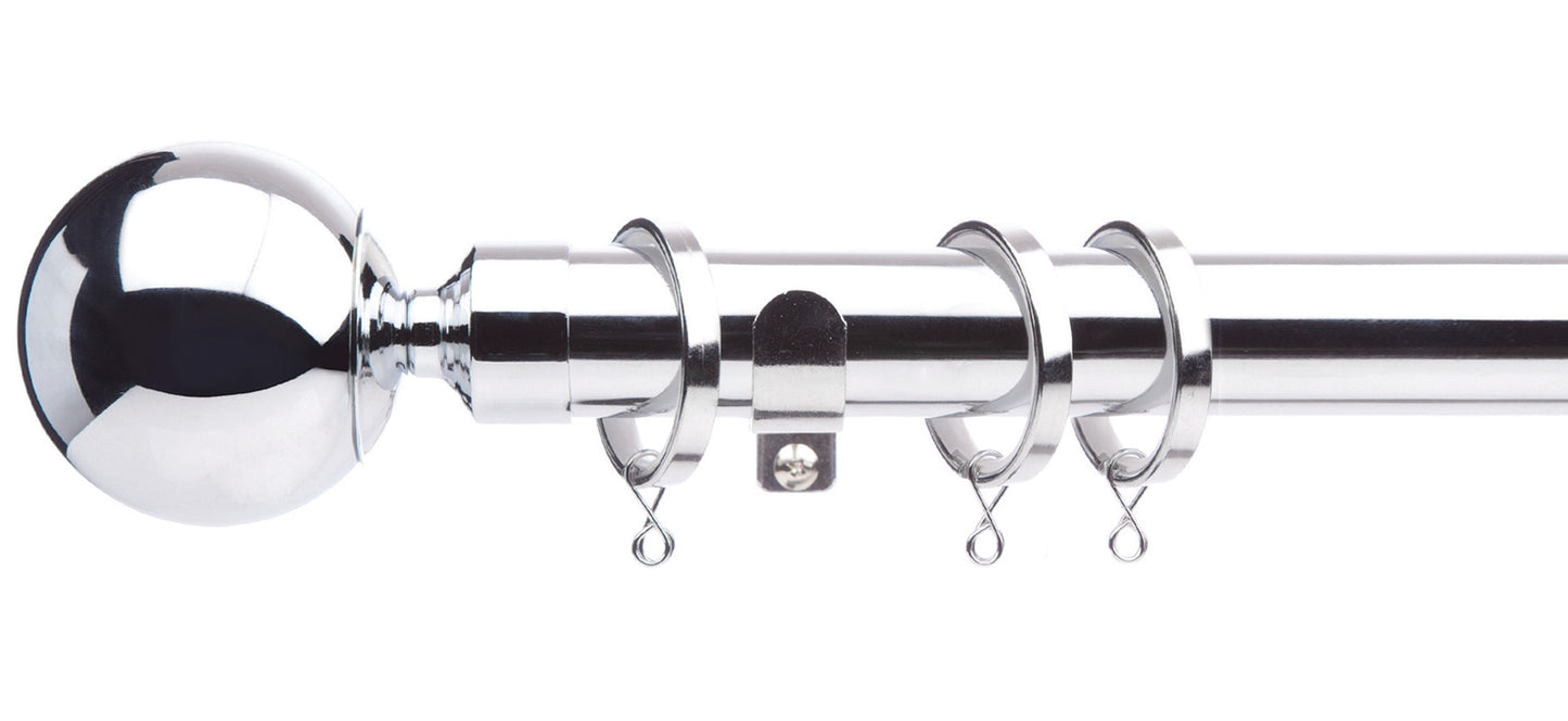 Jones Cosmos 28mm Metal Curtain Pole - Fendow