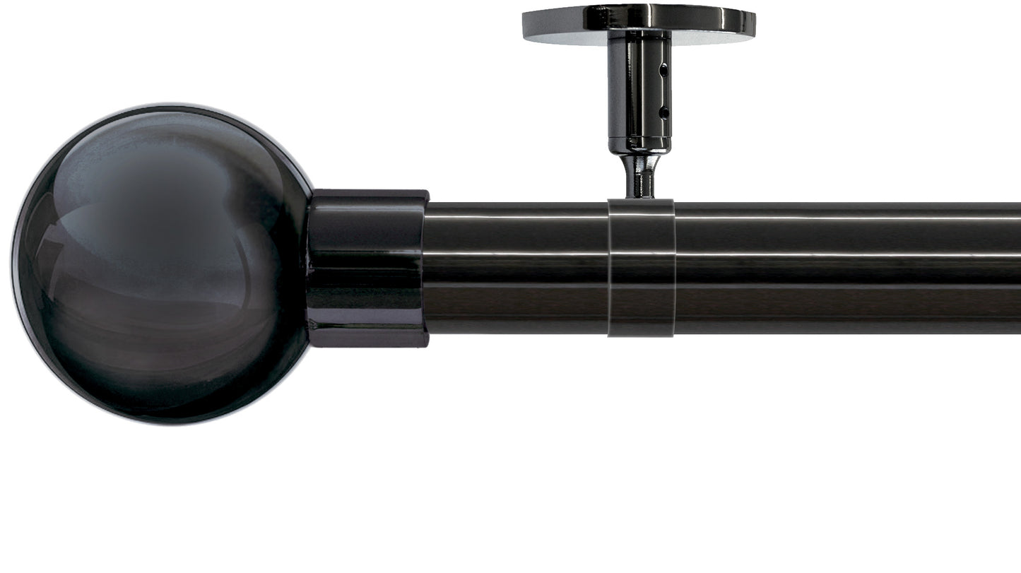 Jones Strand Metal Ball 35mm Metal Curtain Pole - Fendow