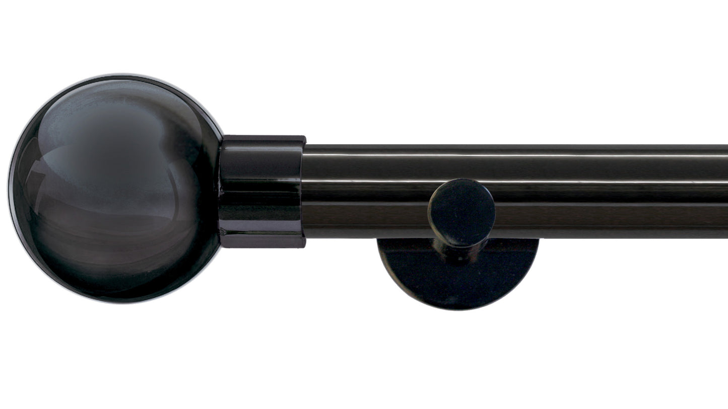 Jones Strand Metal Ball 35mm Metal Curtain Pole - Fendow