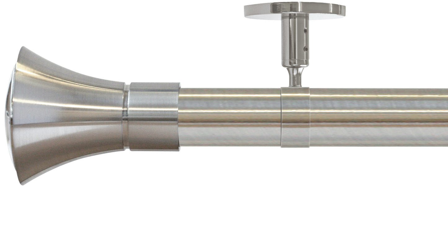 Jones Strand Cone 35mm Metal Curtain Pole - Fendow