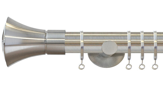 Jones Strand Cone 35mm Metal Curtain Pole - Fendow