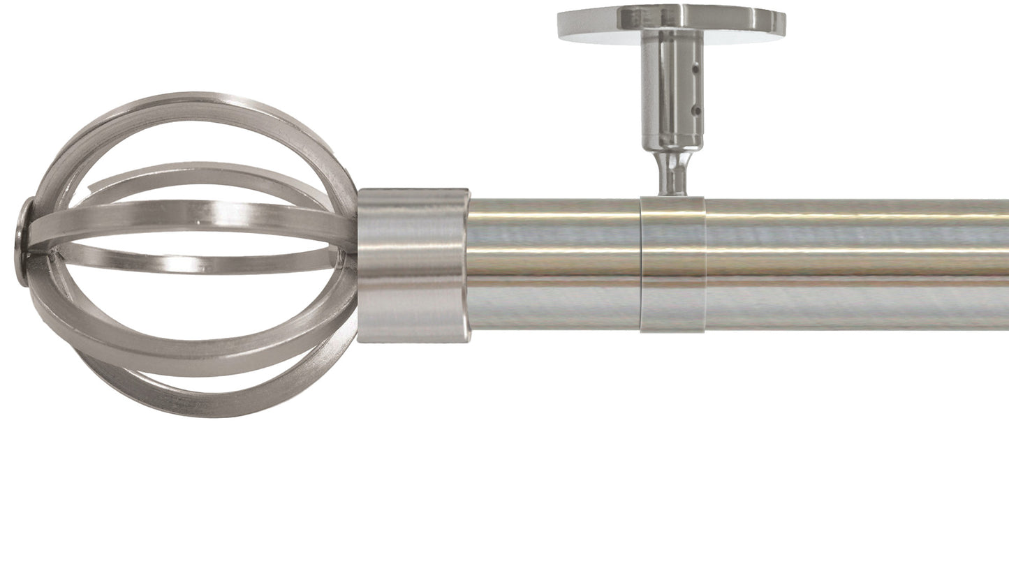 Jones Strand Cage 35mm Metal Curtain Pole - Fendow