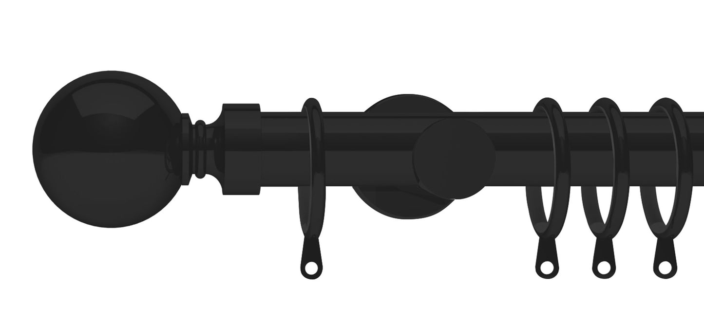 Integra Elements Belgravia 28mm Metal Curtain Pole - Fendow