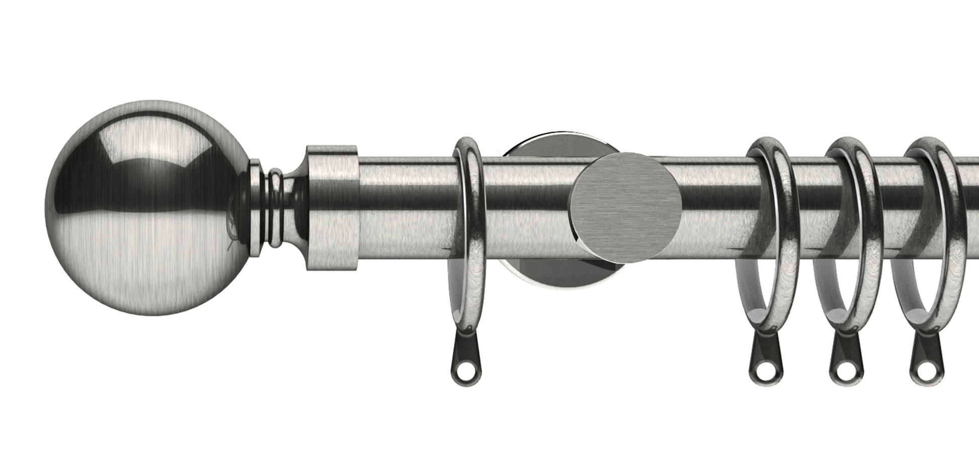 Integra Elements Belgravia 28mm Metal Curtain Pole - Fendow