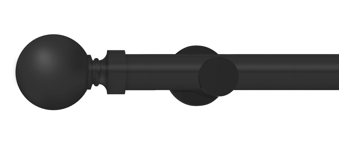 Integra Elements Belgravia 28mm Metal Curtain Pole - Fendow