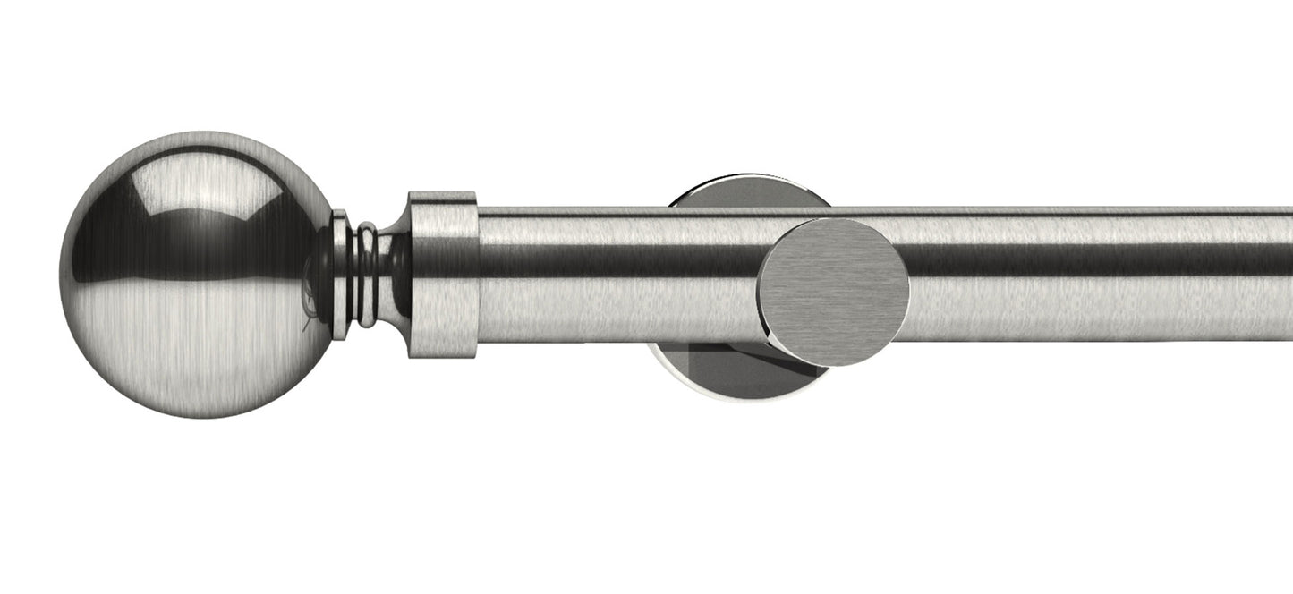 Integra Elements Belgravia 28mm Metal Curtain Pole - Fendow