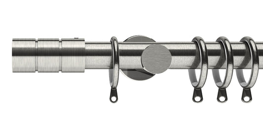 Integra Elements Brooklyn 28mm Metal Curtain Pole - Fendow