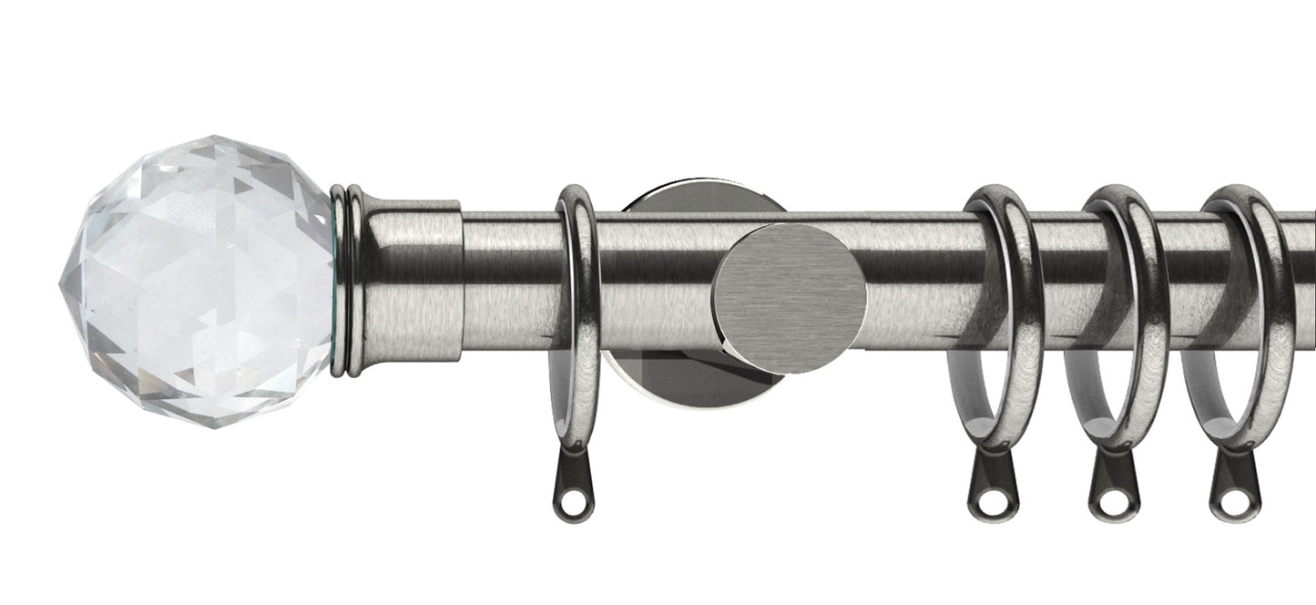 Integra Elements Capella 28mm Metal Curtain Pole - Fendow