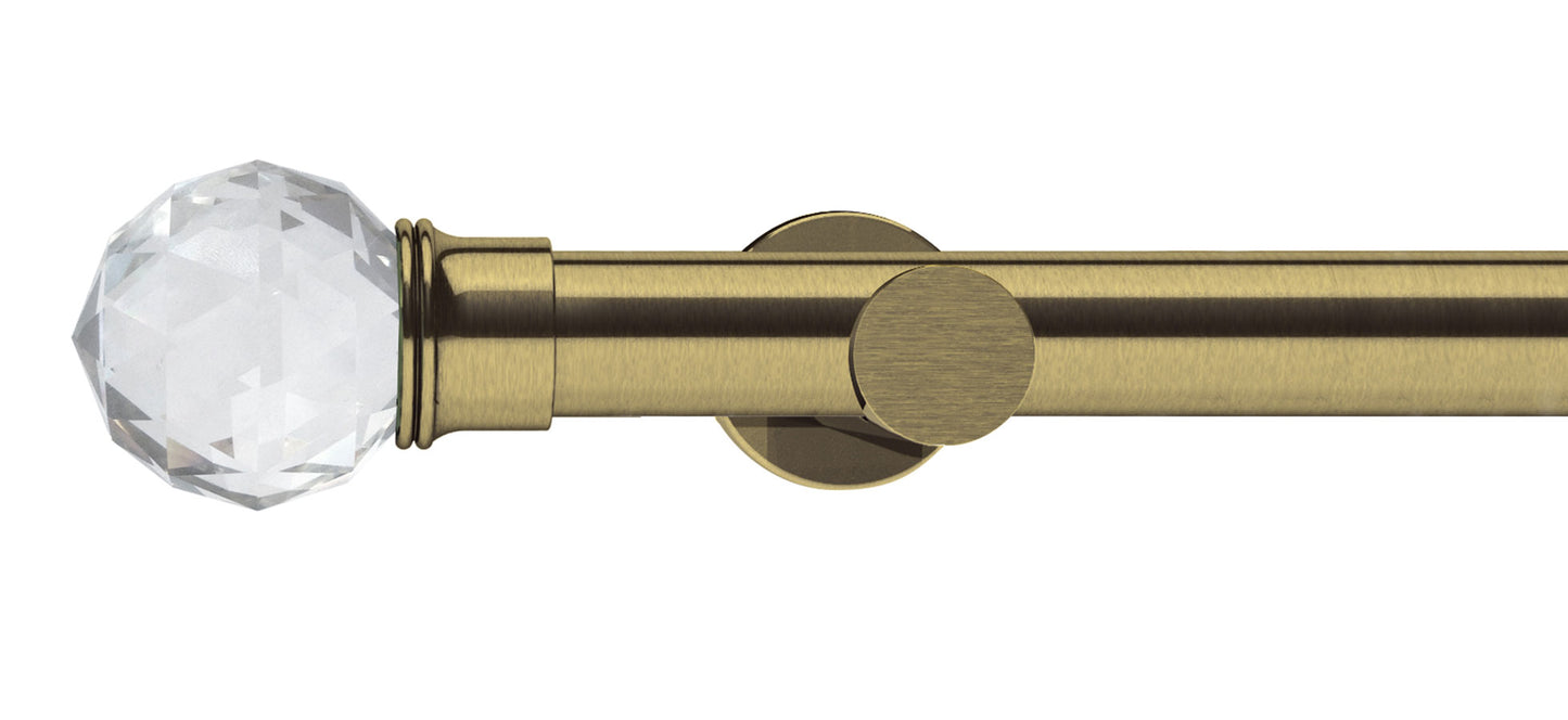 Integra Elements Capella 28mm Metal Curtain Pole - Fendow